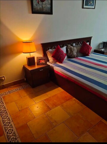 Bedroom in 2 BHK Builder Floor at Paryavaran Complex – for Rent