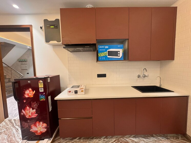 Kitchen, settlers-india 1 Bedroom 850 Sq.Ft. Builder Floor In Sector 57 Gurgaon 9099514