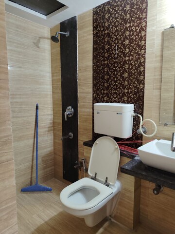 Bathroom in 2 BHK Apartment at Paradise  Sai Jewel, Kharghar – for Rent