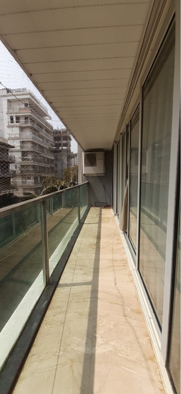Balcony in 4 BHK Apartment at White Lotus, Potohar Nagar – for Rent
