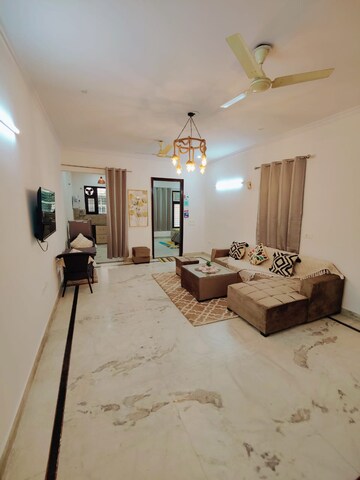 Living Room in 2 BHK Builder Floor at Ardee City, Sector 52 – for Rent