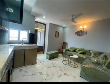 Living Room in 1 BHK Builder Floor at Paryavaran Complex – for Rent