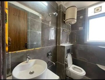Bathroom in 1 BHK Builder Floor at Paryavaran Complex – for Rent