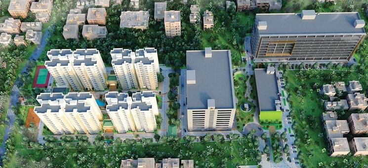 Master Plan, prestige-green-gables 1 Bedroom 661 Sq.Ft. Apartment In Panathur Bangalore 9099594