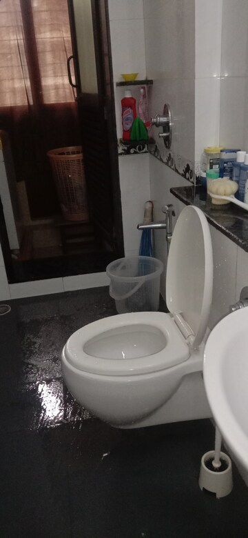 Bathroom in 1 BHK Apartment at K Raheja Raheja Residency, Malad East – for Rent