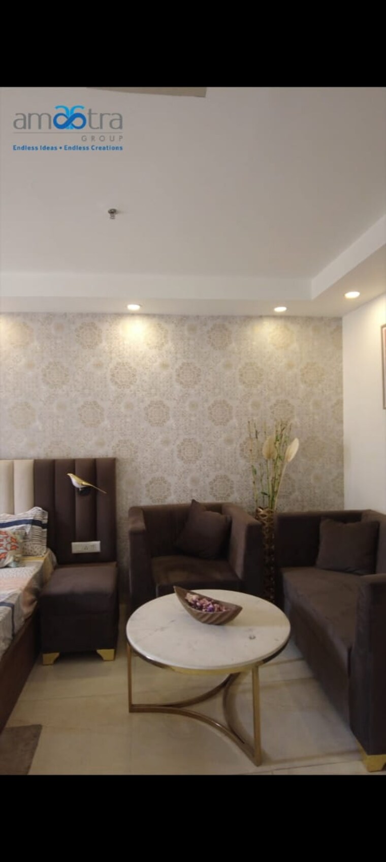 Living Room, metro-suites-glitz Studio 639 Sq.Ft. Apartment In Vasundhara Sector 2 Ghaziabad 9099711