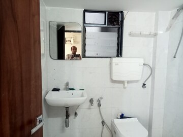 Bathroom in 1 BHK Apartment at Akshita Heights, Mira Road East – for Rent