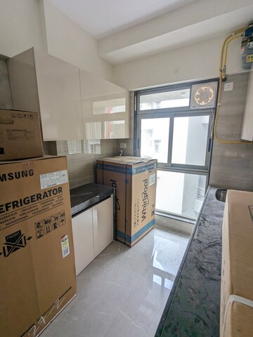 Kitchen in 1 BHK Apartment at Veena Smart Homes, Kandivali West – for Rent