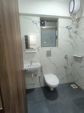 Bathroom in 2 BHK Apartment at Satellite Glory, Andheri East – for Rent