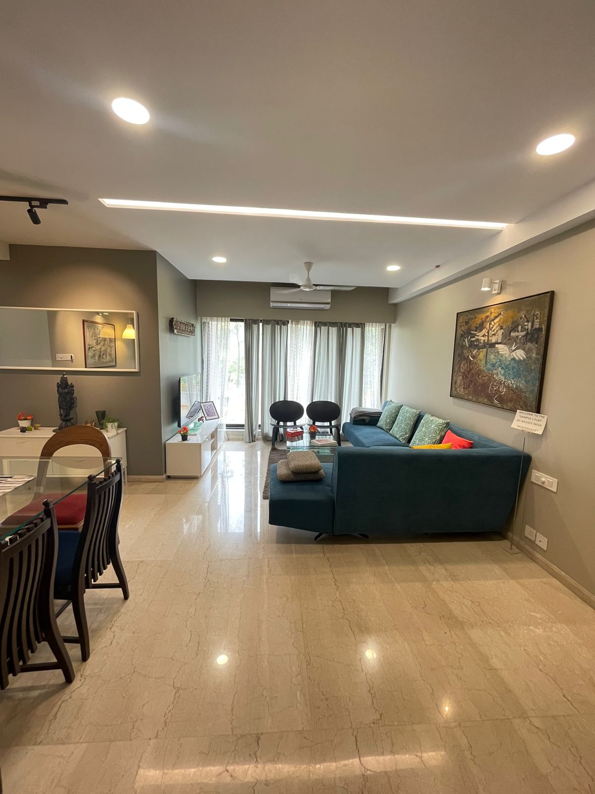 4 BHK + Pooja Room,Servant Room 1580 Sq.Ft. Apartment in Kalpataru Woods Ville