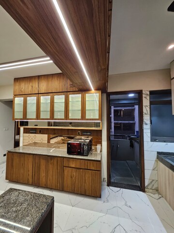 Kitchen in 3 BHK Apartment at Vastrapur – for Rent