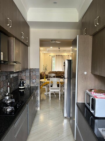 Kitchen in 3 BHK Builder Floor at Sushant Lok ii – for Rent