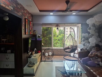 Living Room in 3 BHK Apartment at Kalpataru Immensa, Kolshet Road – for Rent
