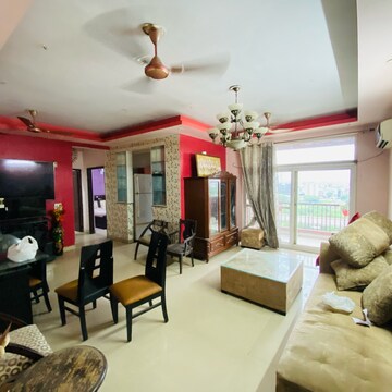 Living Room in 3 BHK Apartment at Amrapali Silicon City, Sector 76 – for Rent