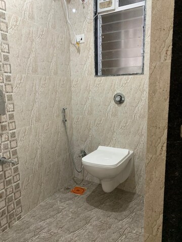 Bathroom in 2 BHK Apartment at Swapna Siddhi CHS, Borivali West – for Rent