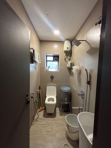 Bathroom in 2 BHK Apartment at Versova Heaven CHS, Andheri West – for Rent