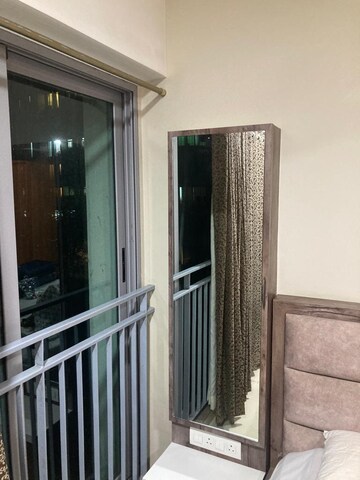 Balcony in 2 BHK Apartment at Kalpataru Sunrise Grande, Kolshet Road – for Rent