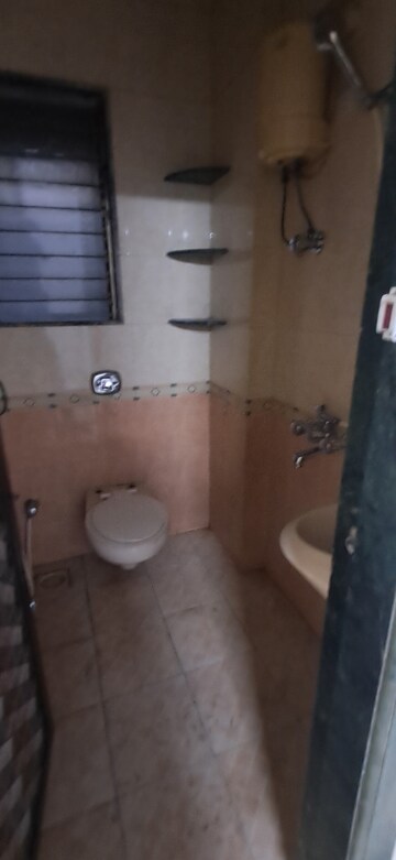 Bathroom in 1 BHK Apartment at Gemstar Nestle Apartments, Malad West – for Rent