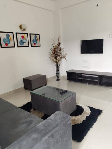 Living Room in 1 BHK Apartment at SG Lanke Vishwajeet Residency, Kharadi – for Rent