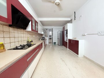 Kitchen in 4 BHK Builder Floor at Unitech South City II, Sector 50 – for Rent
