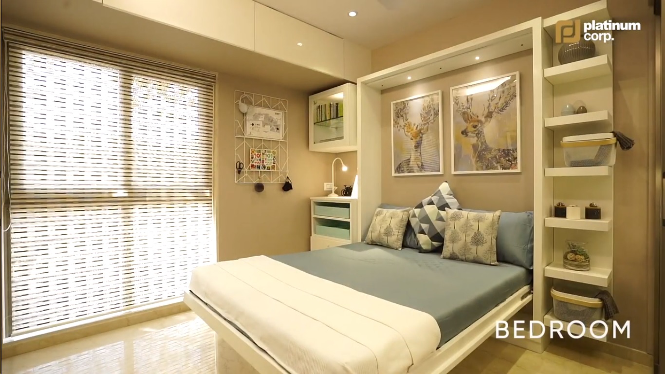 2 BHK + Servant Room 650 Sq.Ft. Apartment in Platinum Casa Millennia