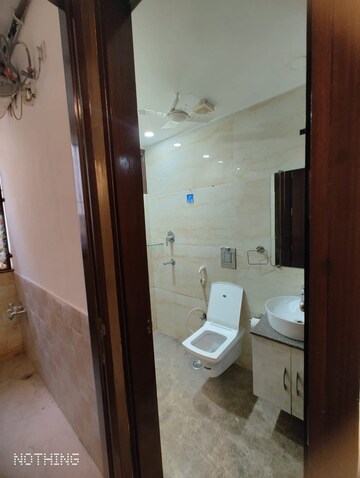 Bathroom in 2 BHK Builder Floor at Saket – for Rent