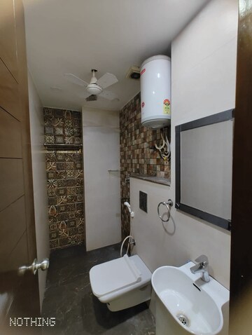 Bathroom in 2 BHK Builder Floor at Saket – for Rent