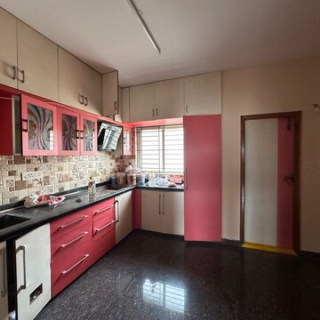 Kitchen in 2 BHK Builder Floor at Banashankari 3rd Stage – for Rent