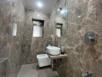 Bathroom in 2 BHK Apartment at Lokhandwala Complex, Andheri West – for Rent