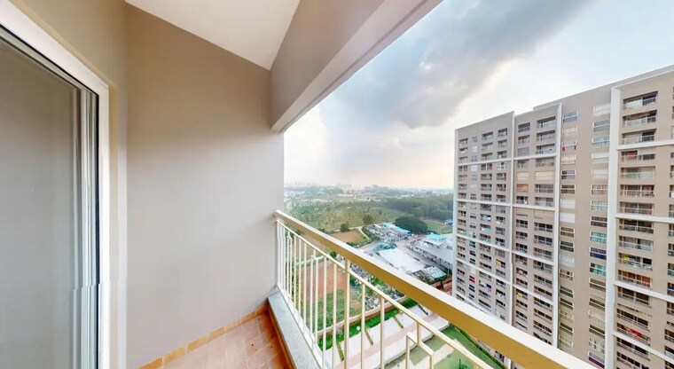 Balcony, sobha-dream-gardens 2 Bedroom 1004 Sq.Ft. Apartment In Thanisandra Main Road Bangalore 9100062