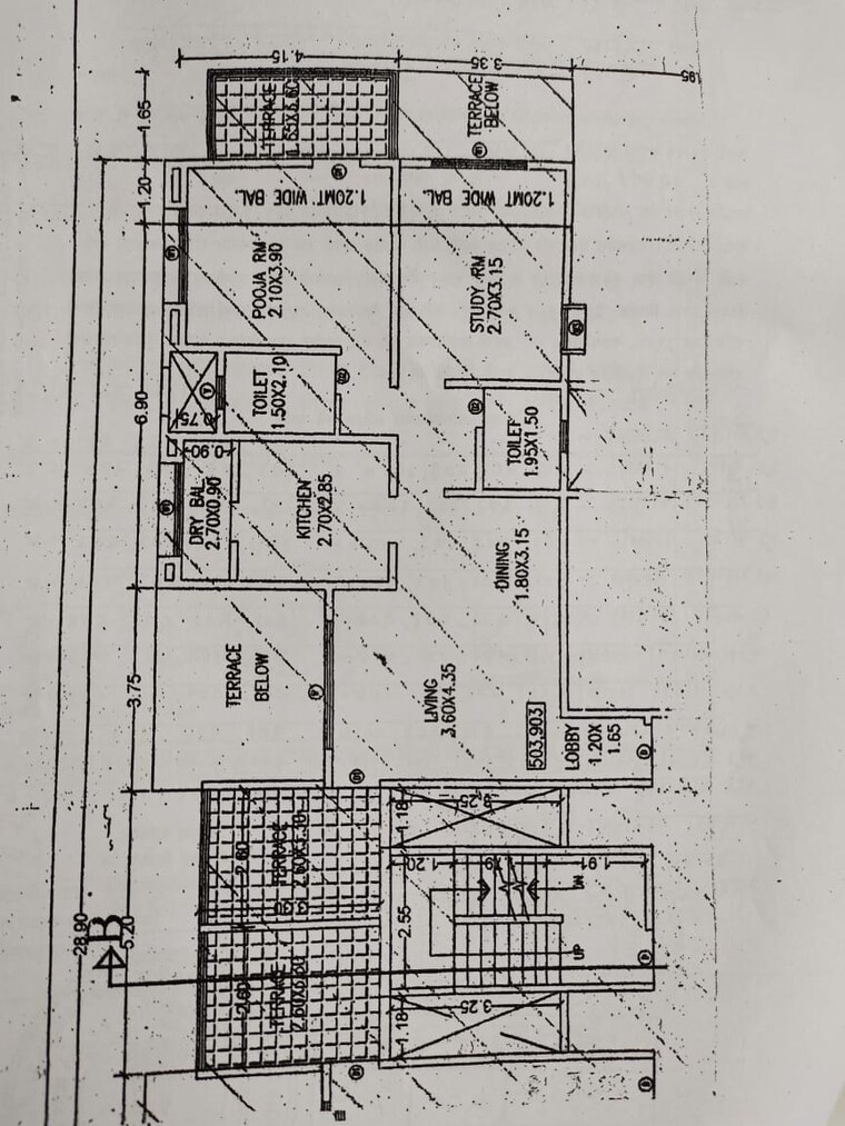 Floor Plan, shree-bal-kapil-aasmant 2 Bedroom 980 Sq.Ft. Apartment In Pashan Pune 9100072