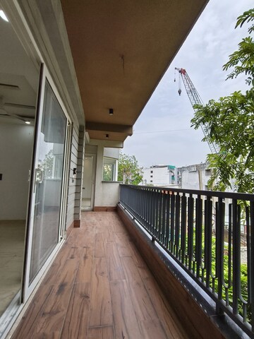 Balcony in 3 BHK Builder Floor at Freedom Fighters Enclave – for Rent