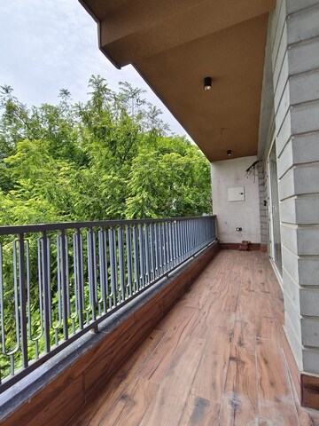 Balcony in 3 BHK Builder Floor at Freedom Fighters Enclave – for Rent