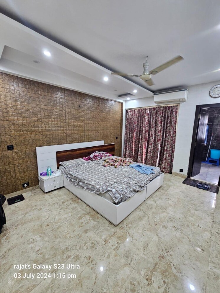 Bedroom, m2k-the-white-house 3 Bedroom 1650 Sq.Ft. Builder Floor In Sector 57 Gurgaon 9100100