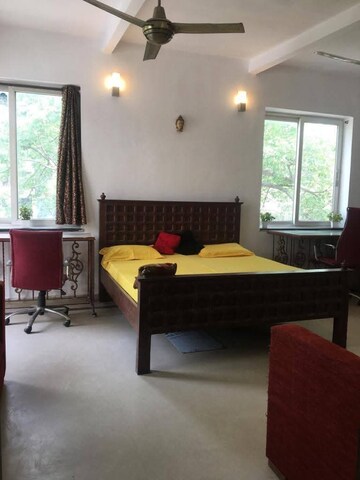 Living Room in 2 BHK Builder Floor at Freedom Fighters Enclave – for Rent