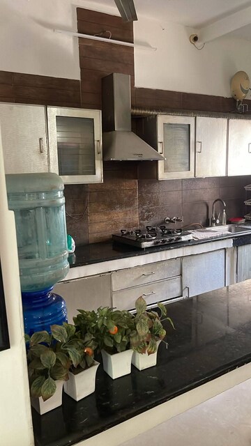 Kitchen in 2 BHK Builder Floor at Freedom Fighters Enclave – for Rent