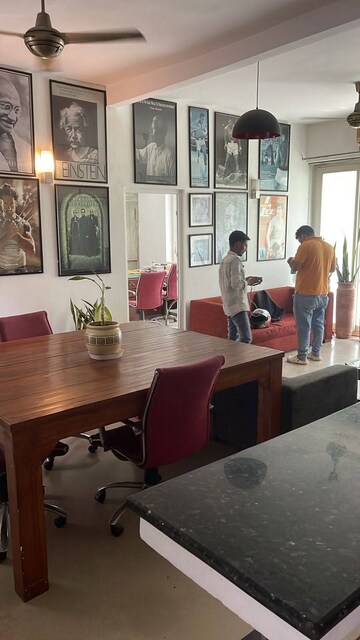 Living Room in 2 BHK Builder Floor at Freedom Fighters Enclave – for Rent