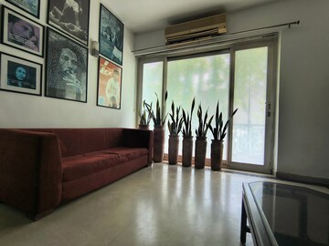 Living Room in 2 BHK Builder Floor at Freedom Fighters Enclave – for Rent