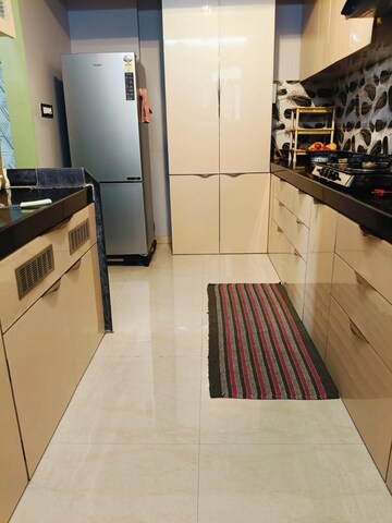 Kitchen in 3 BHK Apartment at Hiranandani Estate Nova, Thane West – for Rent