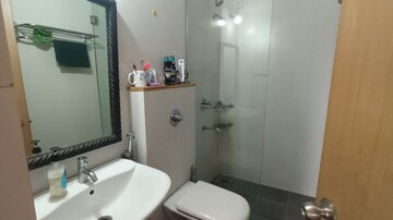 Bathroom in 3 BHK Apartment at Hiranandani Estate Nova, Thane West – for Rent