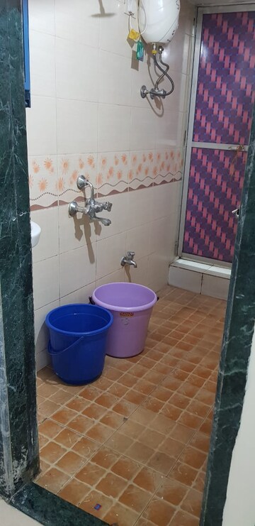 Bathroom in 1 BHK Apartment at Shree Ganesh Apartment Ghansoli, Ghansoli – for Rent