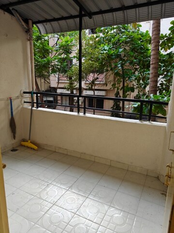 Balcony in 1 BHK Villa at Suyash Srushti Society, Hadapsar – for Rent