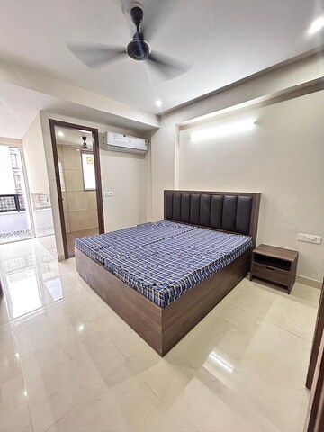 Bedroom in Studio Builder Floor at DLF Pink Town House, Dlf City Phase 3 – for Rent