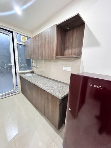 Kitchen in Studio Builder Floor at DLF Pink Town House, Dlf City Phase 3 – for Rent