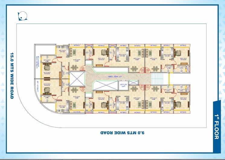 Master Plan, shreeji-infinity 1 Bedroom 650 Sq.Ft. Apartment In Kharghar Sector 11 Navi Mumbai 9100209