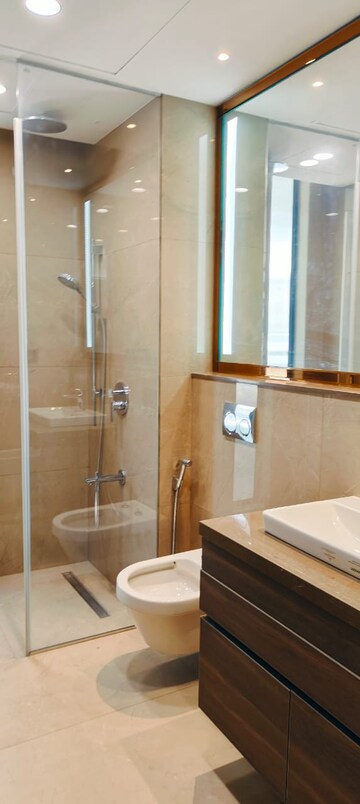 Bathroom in 4 BHK Builder Floor at Suncity – for Rent
