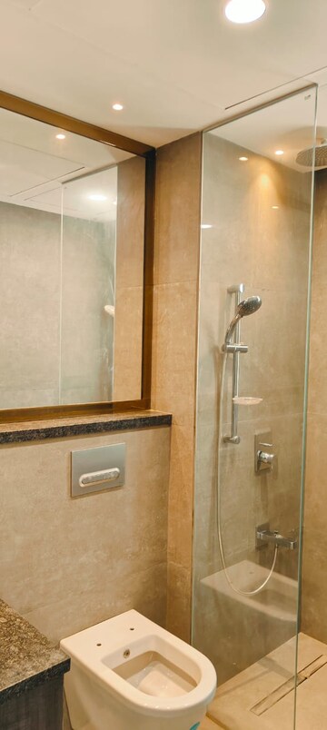 Bathroom in 4 BHK Builder Floor at Suncity – for Rent