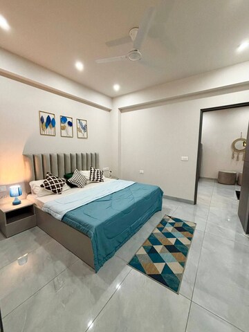 Bedroom in 1 BHK Builder Floor at Freedom Fighters Enclave – for Rent
