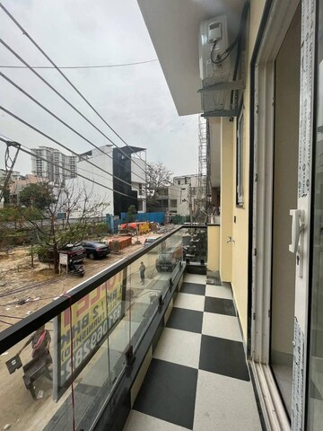 Balcony in 1 BHK Builder Floor at Freedom Fighters Enclave – for Rent