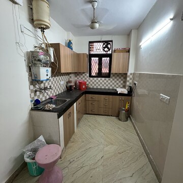 Kitchen in 3 BHK Builder Floor at Kotla Mubarakpur – for Rent